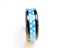 Stainless Steel Ring with Blue Carbon Fiber Inlay Carousel 1
