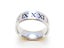 Stainless Steel Ring with Numeric Pattern Carousel 1