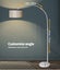 Emitto Modern LED Floor Lamp Reading Light Free Standing Adjustable Marble Base Carousel 5