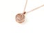Rose Gold Pendant with Sparkling Zirconia Carousel 2
