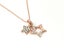 Zirconia Star Pendant on a Dreamy Rose Gold Chain Carousel 2