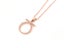 Zirconia-Accentuated Rose Gold Pendant Necklace Carousel 1
