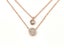 Sparkling Zirconia Rose Gold Pendant Carousel 1