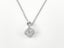 Zirconia Delicate Pendant White Gold Necklace Carousel 1