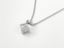 Zirconia Delicate Pendant White Gold Necklace Carousel 2