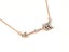 Zirconia Arrow Pendant on a Rose Gold Chain Carousel 1
