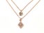 Sparkling Zirconia Rose Gold Pendant Carousel 1