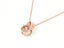 Rose Gold Pendant Necklace with Radiant Zirconia Carousel 2