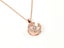 Rose Gold Pendant with Sparkling Zirconia Carousel 2
