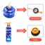 PACOONE Camping Gas Stove Outdoor Windproof Tourist Burner Portable Folding U... Carousel 5