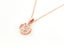 Rose Gold Pendant Necklace with Zircon Highlights Carousel 2