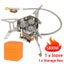 Outdoor Gas Foldable Portable 3 Head for Travel Picnic BBQ 5800W Big Power Ca... Carousel 1