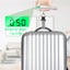 ANYGLEAM Silver Blue Button Travel Luggage Weighing Scale With Tape 50Kg Accu... Carousel 4