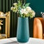 ANYDECO Flower Vase Blue Large Nordic Plastic Pot Living Room Decor Carousel 2