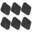 rubber ground mat rubber treadmill mat 6PCS Rubber Treadmill Mat Sound Carousel 3