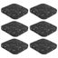 rubber ground mat rubber treadmill mat 6PCS Rubber Treadmill Mat Sound Carousel 4
