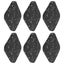 rubber ground mat rubber treadmill mat 6PCS Rubber Treadmill Mat Sound Carousel 6