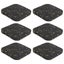 rubber ground mat 6PCS Rubber Treadmill Mat Sound Insulation Cushion Exercise Carousel 4