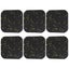 rubber ground mat 6PCS Rubber Treadmill Mat Sound Insulation Cushion Exercise Carousel 5