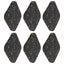 rubber ground mat 6PCS Rubber Treadmill Mat Sound Insulation Cushion Exercise Carousel 6