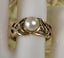 9ct yellow gold pearl ring . Carousel 2