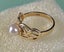 9ct yellow gold pearl ring . Carousel 5