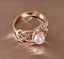 9ct yellow gold pearl ring . Carousel 6