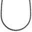 Men's Titanium Steel 6MM Twisted Link Chain in Gun-Metal Black Carousel 1