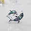 Tropicana Nai'a Dolphin Brooch - Beautiful Paua / Abalone Shell Pin, Classic ... Carousel 9