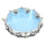 hand drum handheld percussion adjustable tone hand drum tambourine 10in Hand Carousel 6
