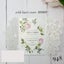 Ivory Laser Covers & Ribbons Wedding Invitation PACK of 10 to fit 115mm x 170mm Carousel 2
