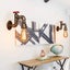 Industrial Vintage Wall Lamp Water Pipe Lights Carousel 4