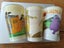 Old McDonalds plastic cups x 3 Ronald & friends, Hamburglar & Grimace Carousel 4