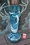 Large blue Bohemian glass vase Carousel 3