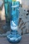 Large blue Bohemian glass vase Carousel 4