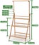 $1 NO Reserve Bamboo Hanging Planter Stand Shelf New Carousel 5
