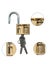 60mm Brass Padlock Carousel 3