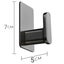 Alumium Alloy Hanging Hook Wall Mounted Hanger Hanging Coat Clip Wall Mount B... Carousel 4