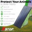Solar Powered Electric Fence Energiser X-Stop 0040 2Km Range Carousel 4