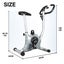 Upright Exercise Bike Spin Bicycle Gray Carousel 13