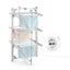 Heated Towel Rail Rack Stand Electric Airer Carousel 12