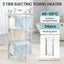 Heated Towel Rail Rack Stand Electric Airer Carousel 14