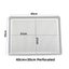 ANYGLEAM Baking Tray Silver 1Pc Rectangular Perforated Oven Pastry Sheet Pan ... Carousel 6