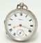 Antique Sterling Silver WALTHAM Pocket Watch - Birmingham 1916 Carousel 1