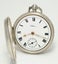 Antique Sterling Silver WALTHAM Pocket Watch - Birmingham 1916 Carousel 3
