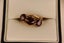 Vintage 9ct Three-stone Amethyst ring Carousel 9