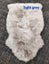 100% New Zealand Made Genurin Large Sheepskin Rug -- Light Grey Carousel 3