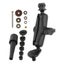 RAM Action Camera / GoPro Mount with Motorcycle Fork Stem Base - Medium Arm Carousel 3