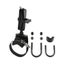 RAM Camera Mount (1/4"-20 male thread) with U-Bolt / Strap Rail/Handlebar Base Carousel 1