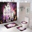 Halloween Shower Curtain Sets with Non Slip Rugs, 71 x 71 inch Carousel 1